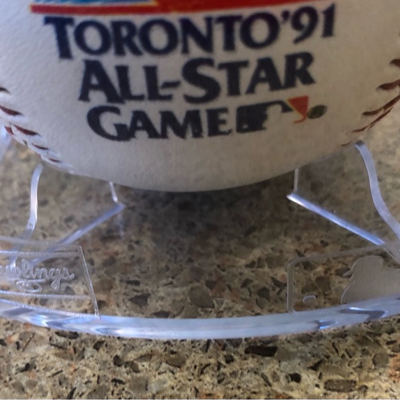 Toronto Blue Jays Commemorative All-Star Game Baseball w/ Clear Acrylic Case - Picture 3 of 3